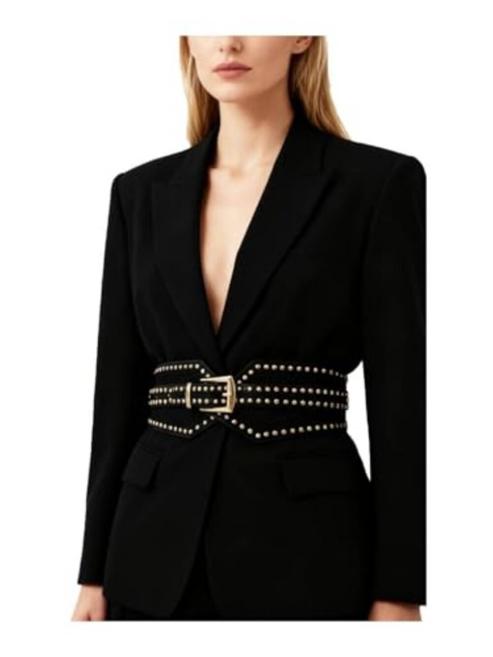 Women Wide Elastic Belts Chunky Stretchy Thick Belts for Women Dress Retro Cinch